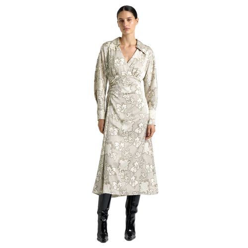 Cue Lattice Chintz Floral Midi Dress